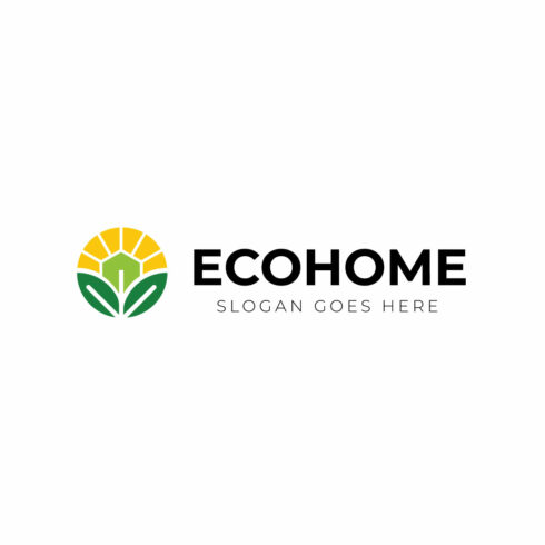 Eco Home Logo design cover image.