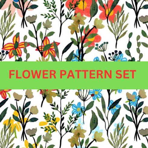 flower pattern set cover image.