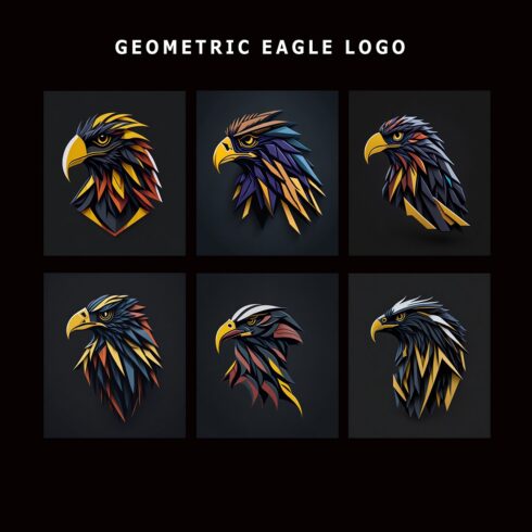 Eagle - Geometric Logo Design Template, eagle business logo, eagle vector logo, eagle icon logo, eagle fashion logo cover image.