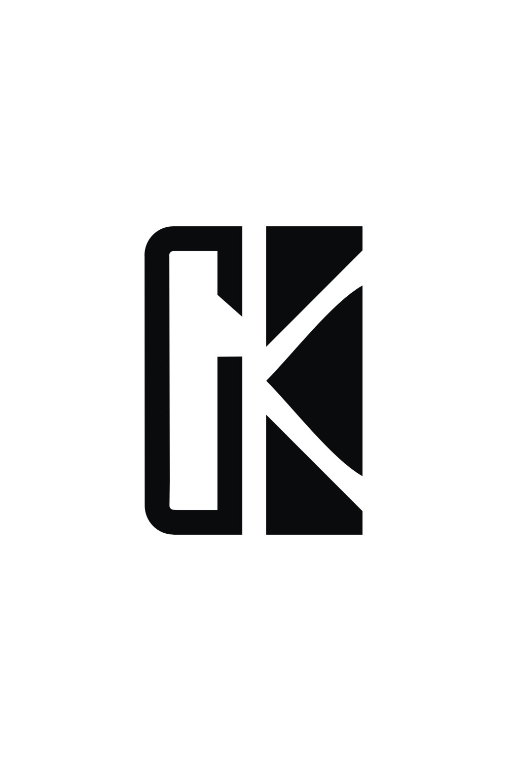combined G and K logo pinterest preview image.