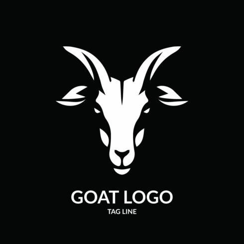 Goat Head Logo Template cover image.