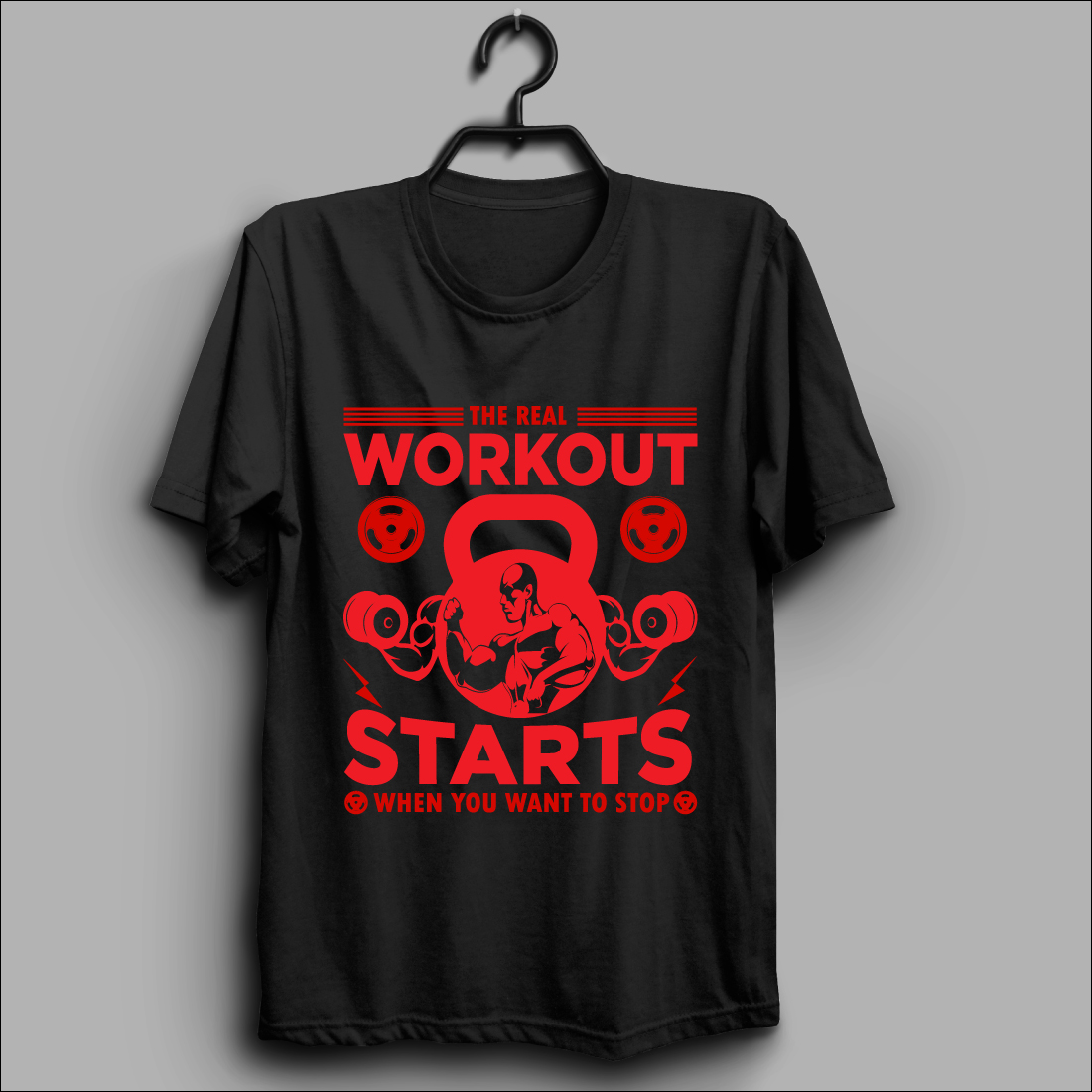 12 Gym T-Shirt Designs – MasterBundles