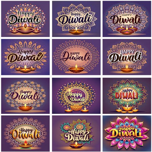 Happy Diwali - Logo Design Template cover image.