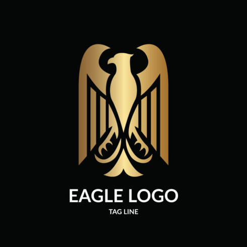 Heraldic Eagle Logo Template cover image.