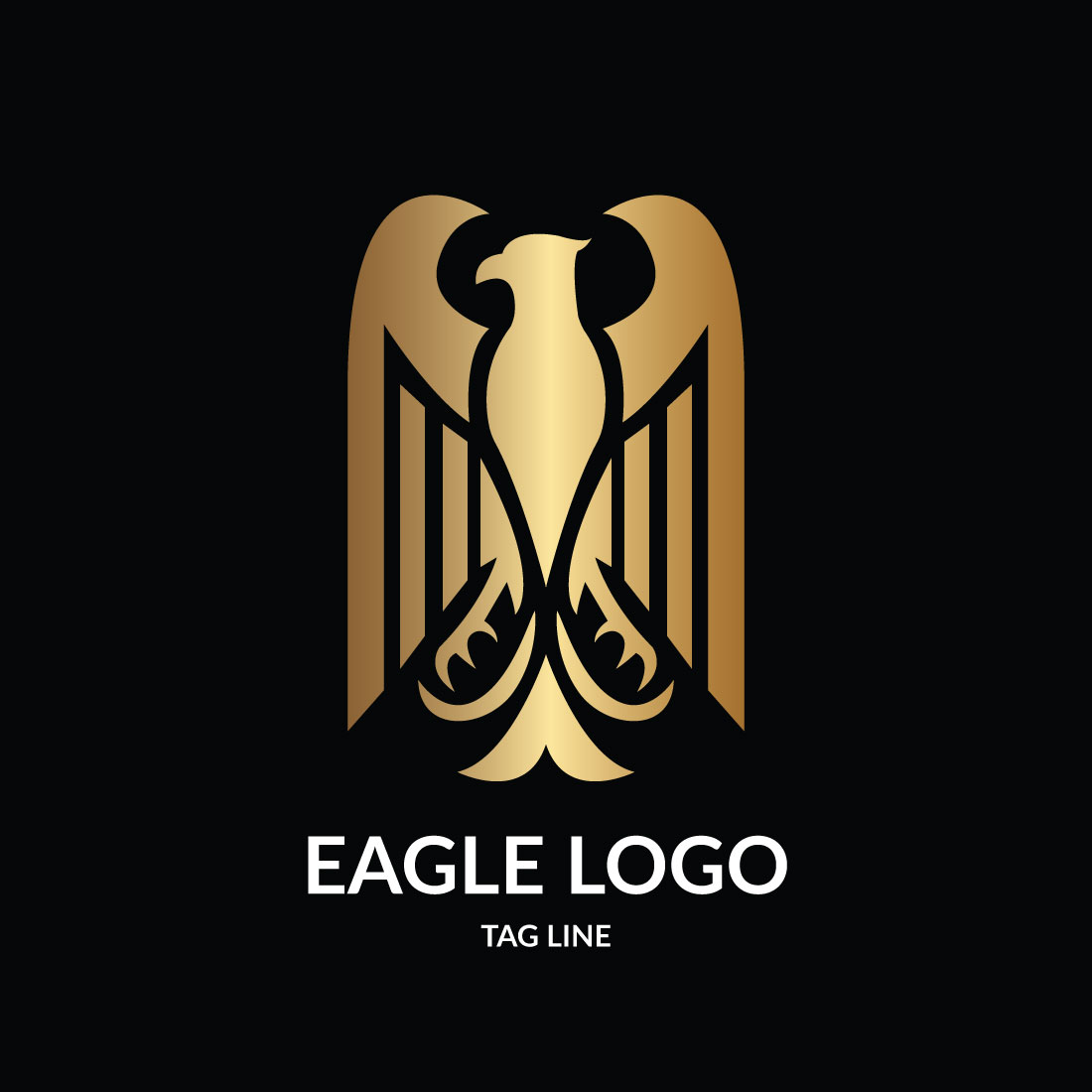 Royal Griffin Heraldic Logo Design - MasterBundles