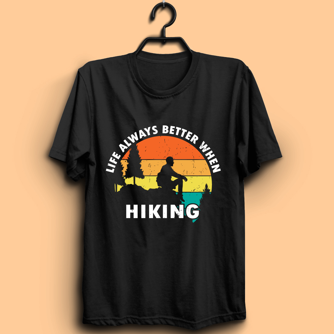 hiking t shirt design01 5