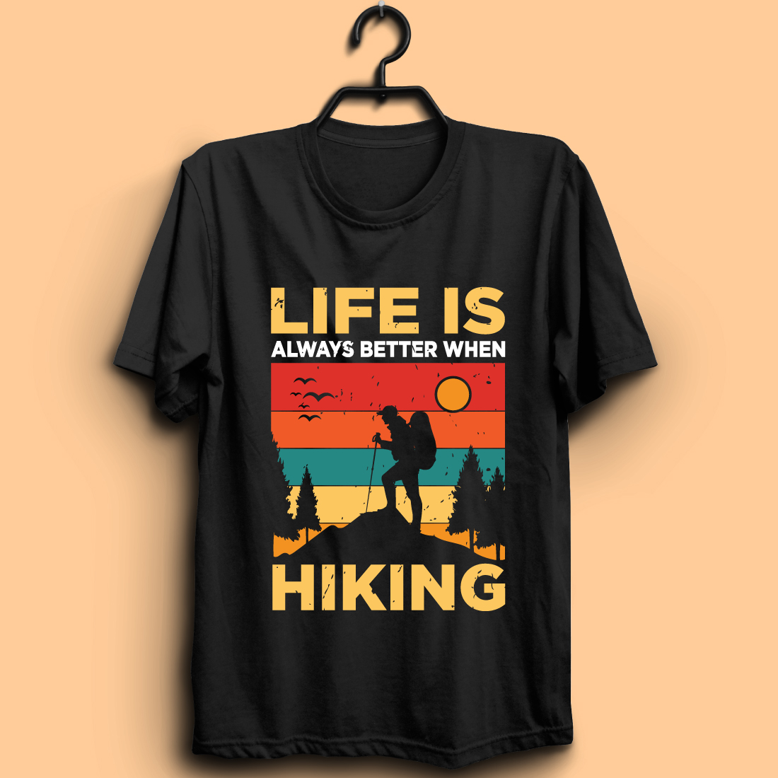 hiking t shirt design02 80