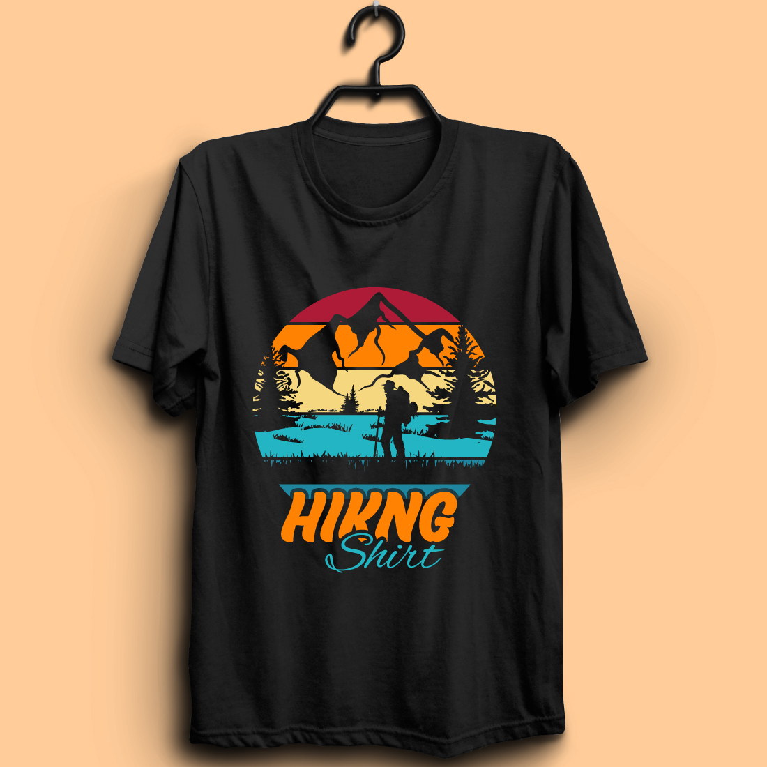 hiking t shirt design05 348