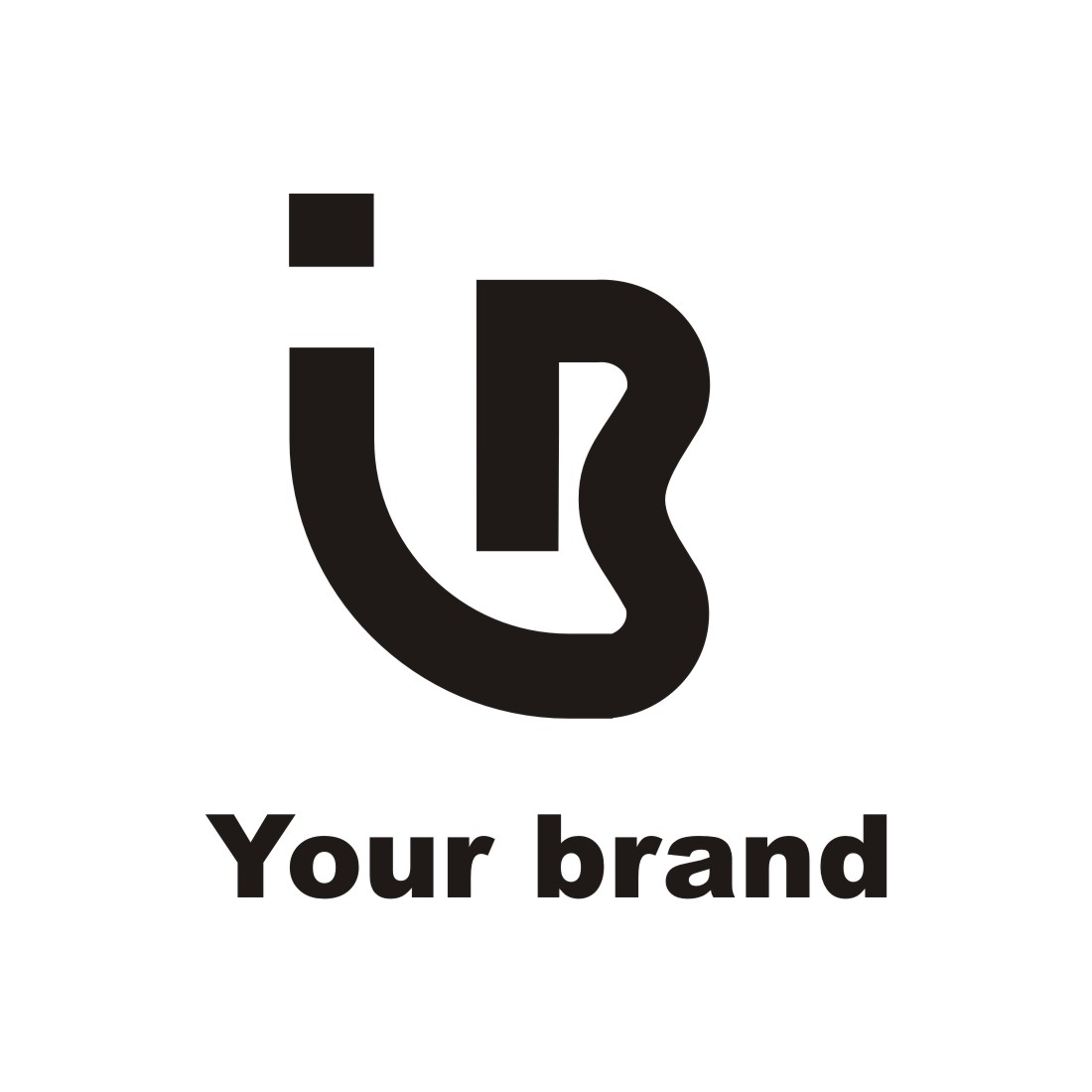 IB monogram logo preview image.