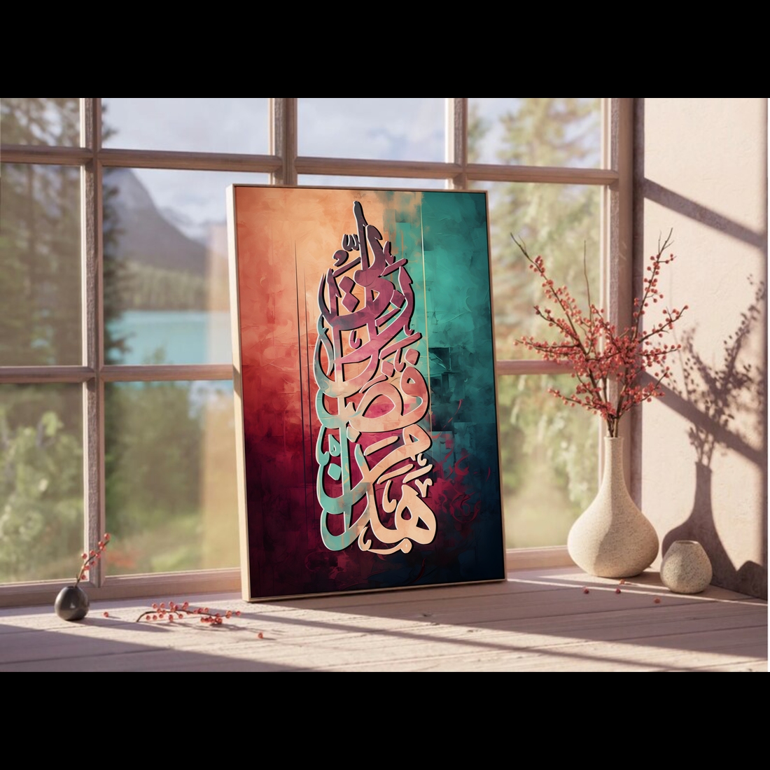 Calligraphic wall art cover image.