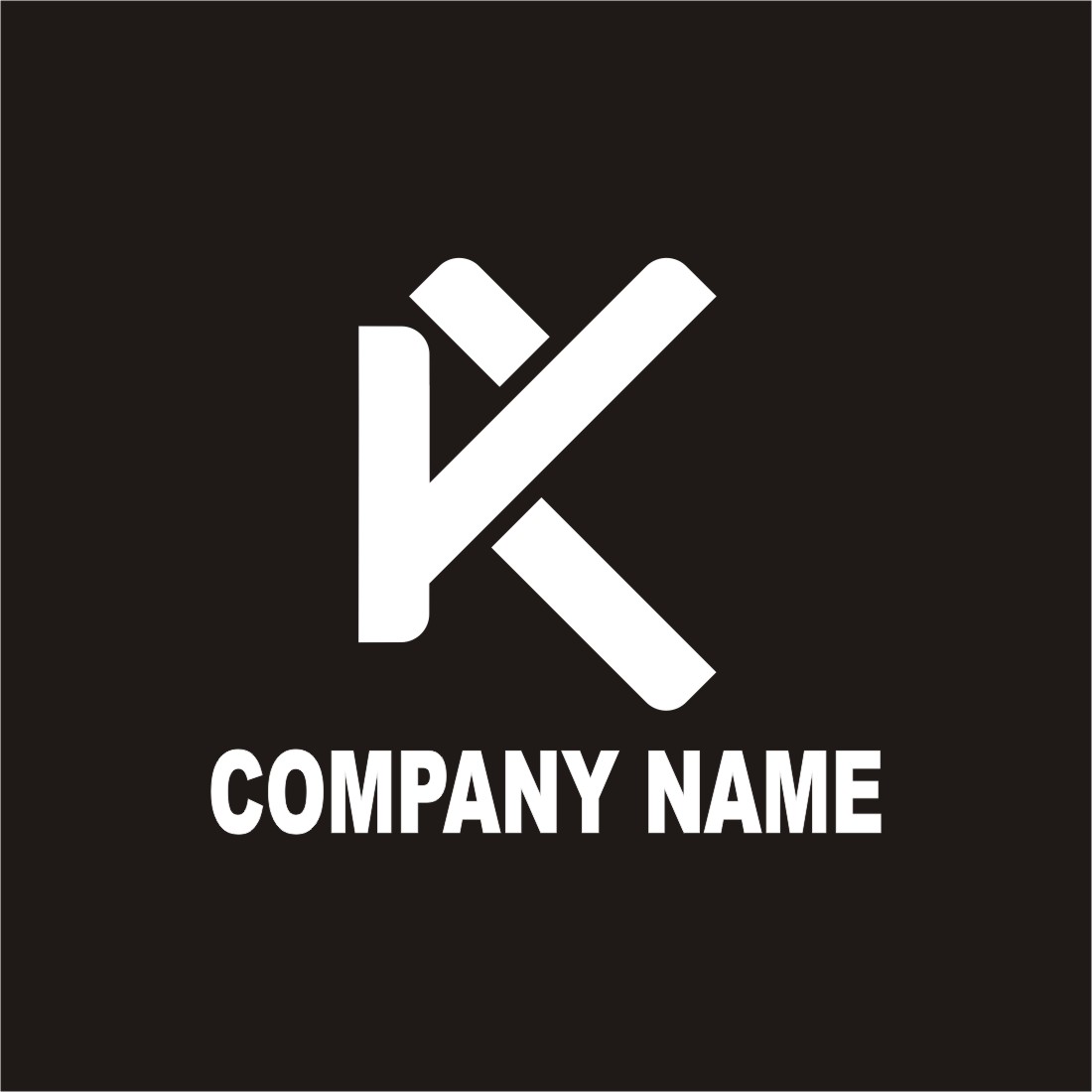 Professional K logo cover image.