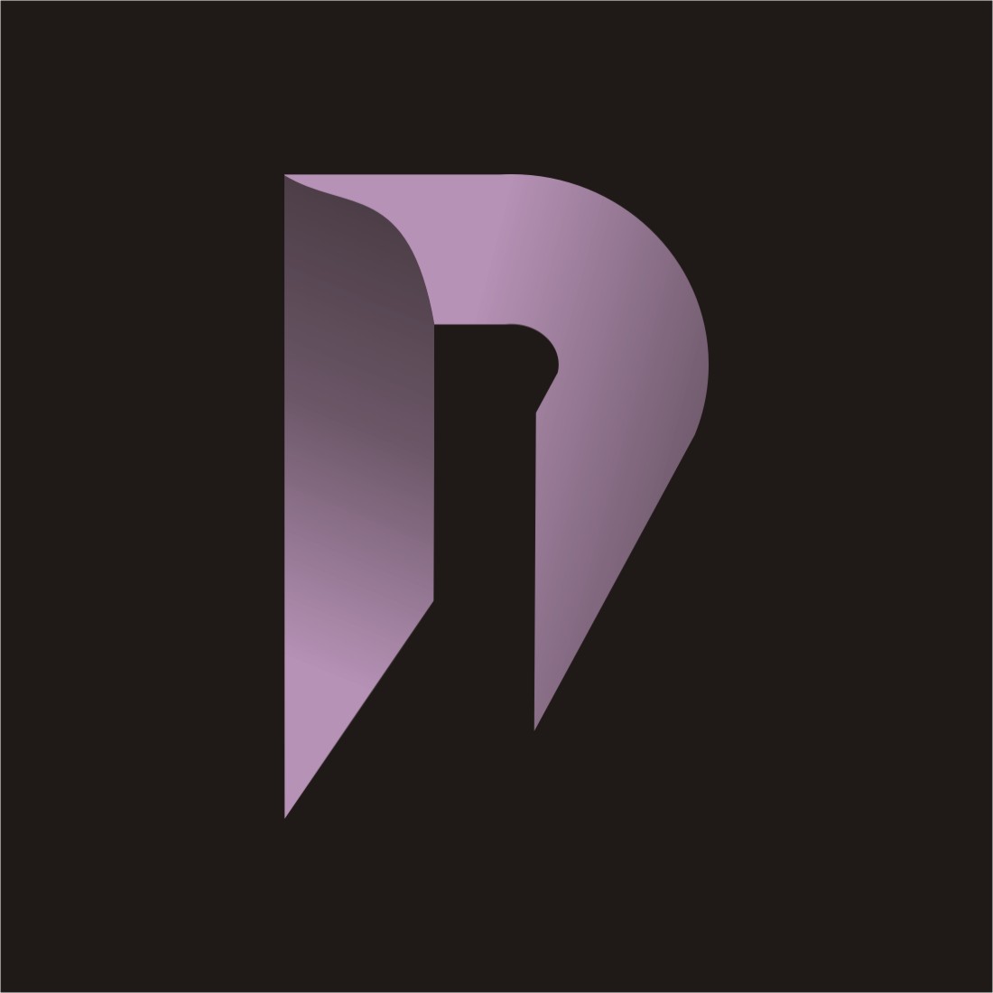 Letter n monogram logo cover image.