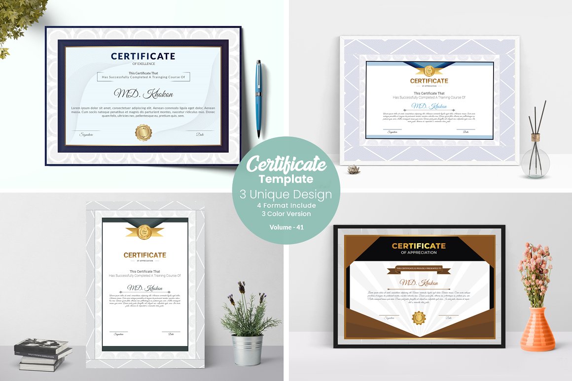 main file luxury certificate template vl 41 956