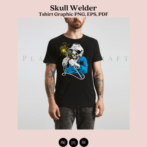 Skull Welder graphic illustration cover image.