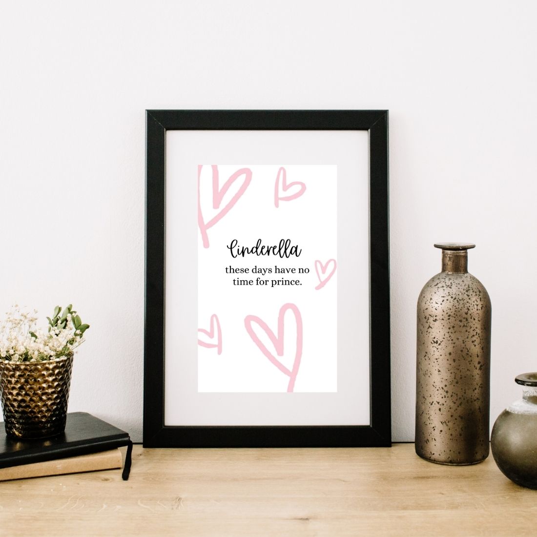 Cinderella Printable Wall Art | Feminine Quote cover image.