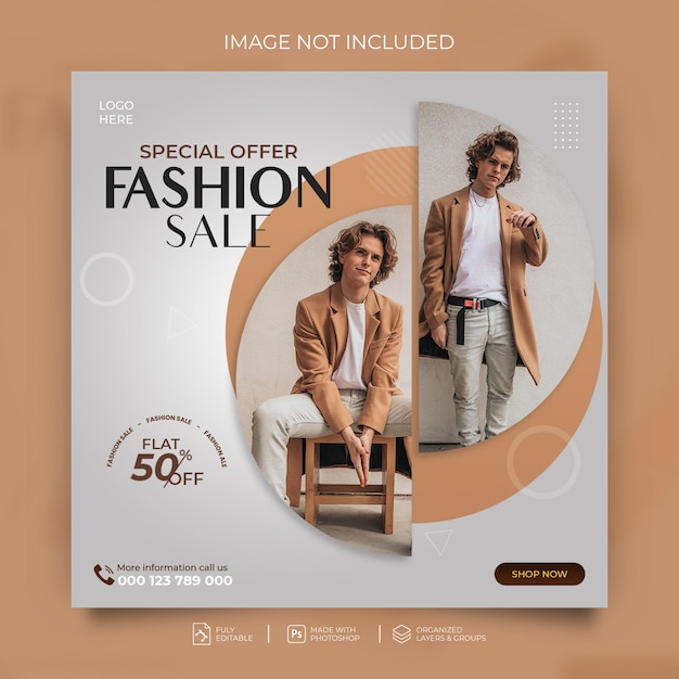 modern fashion sale flyer 524