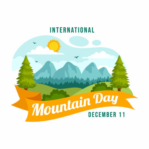 15 International Mountain Day Illustration cover image.