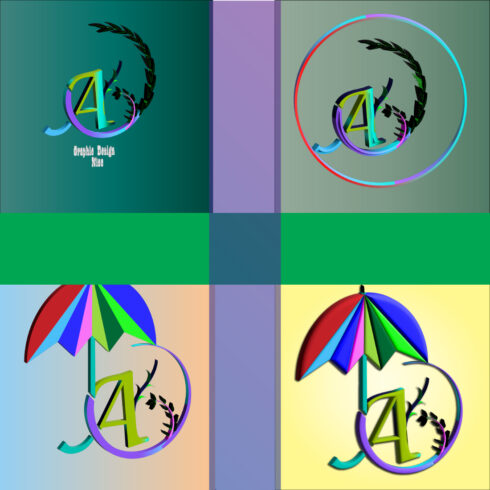 Natural/Circle logo design cover image.