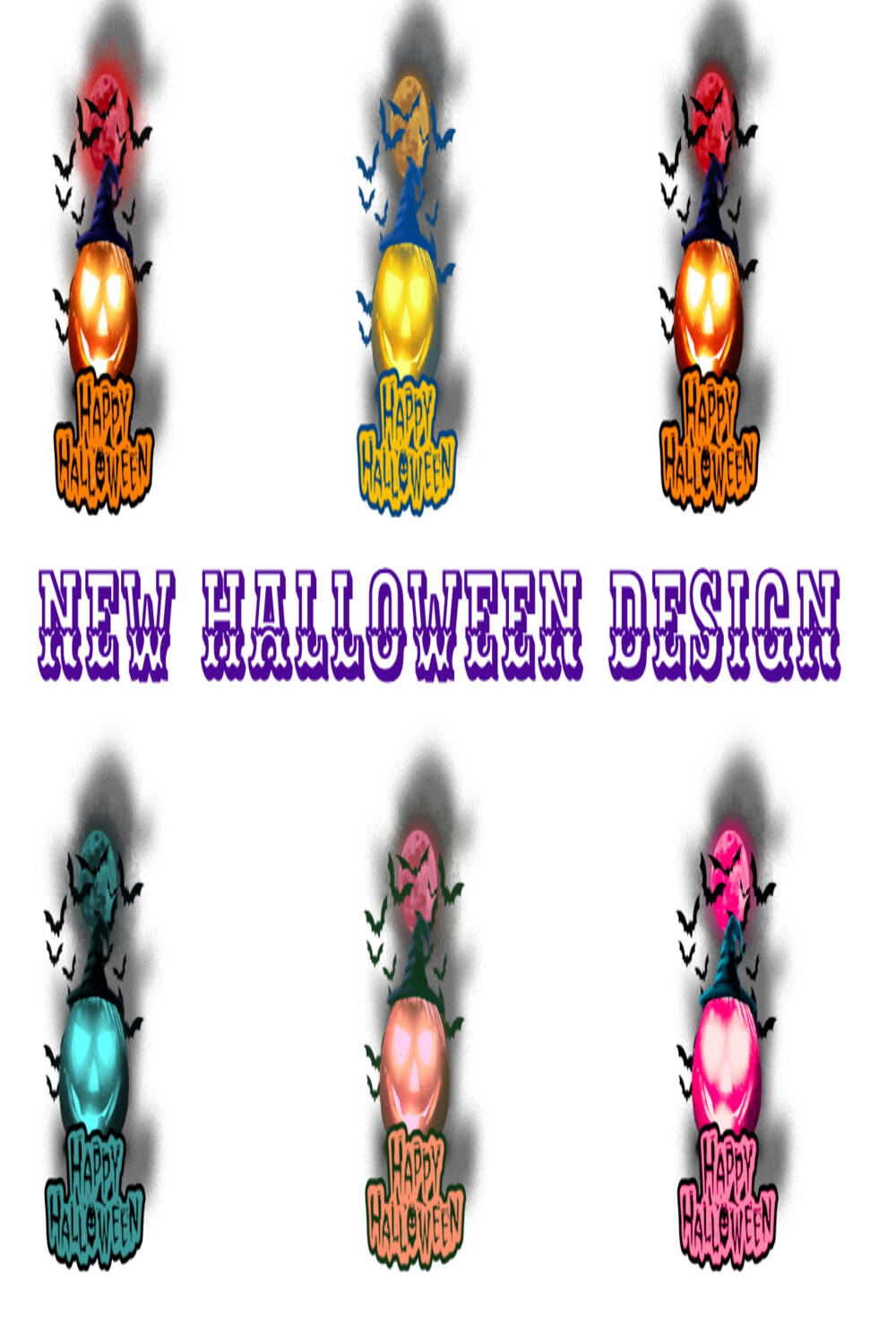 I will do awesome custom halloween t shirt designs for pod business pinterest preview image.