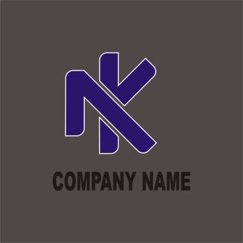 Professional NK monogram logo cover image.