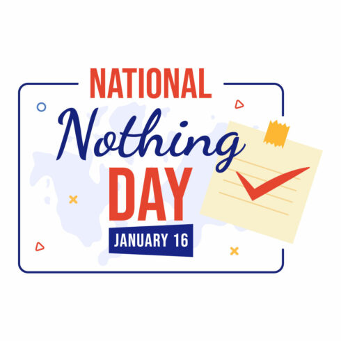 9 National Nothing Day Illustration cover image.