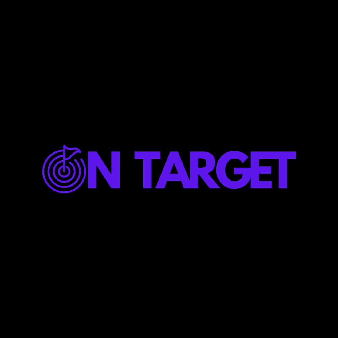 on target logo design preview image.