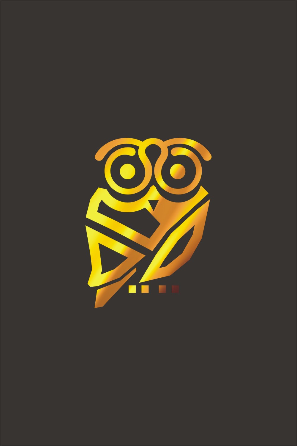 owl logo pinterest preview image.