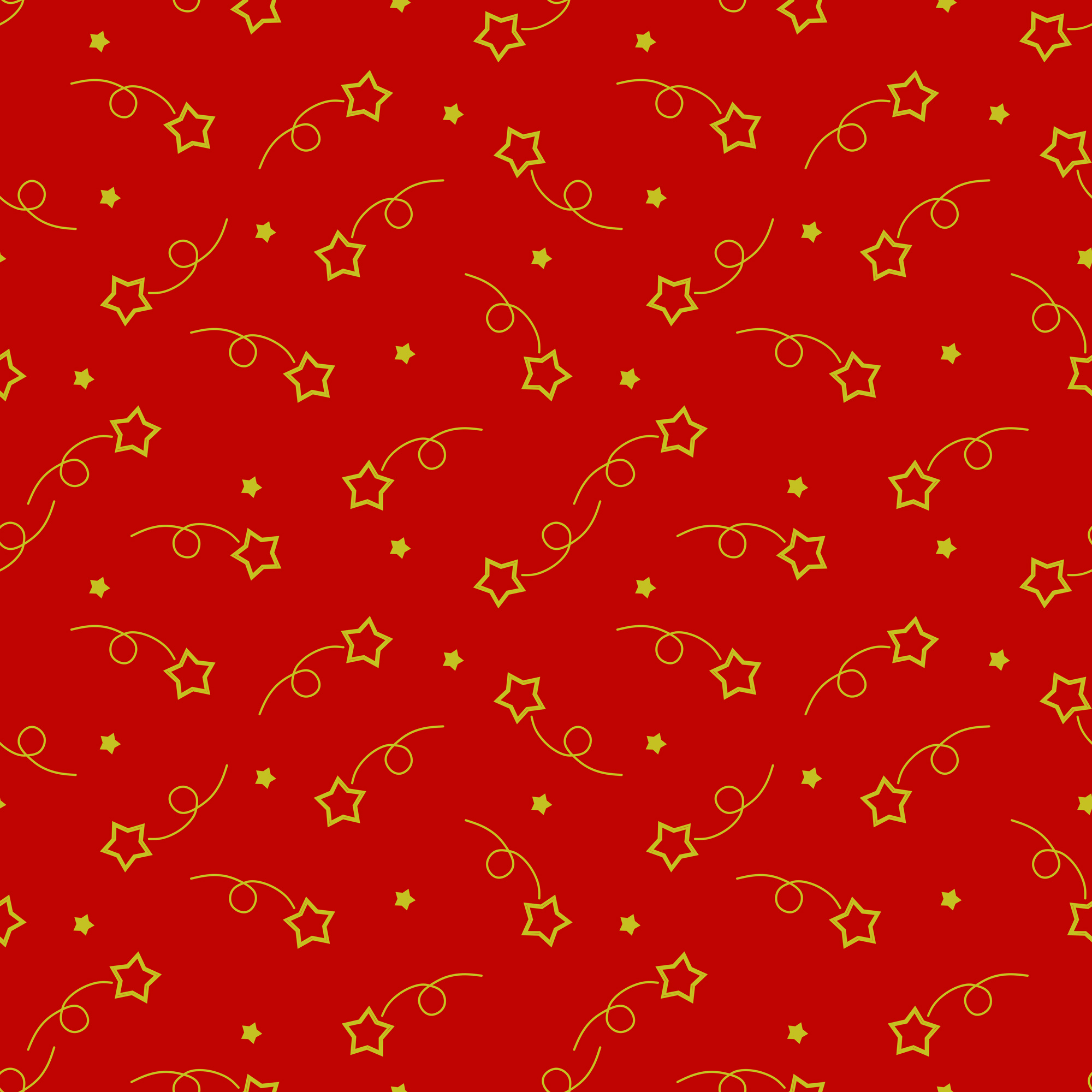 pattern 1 gold stars 2x2 red 918