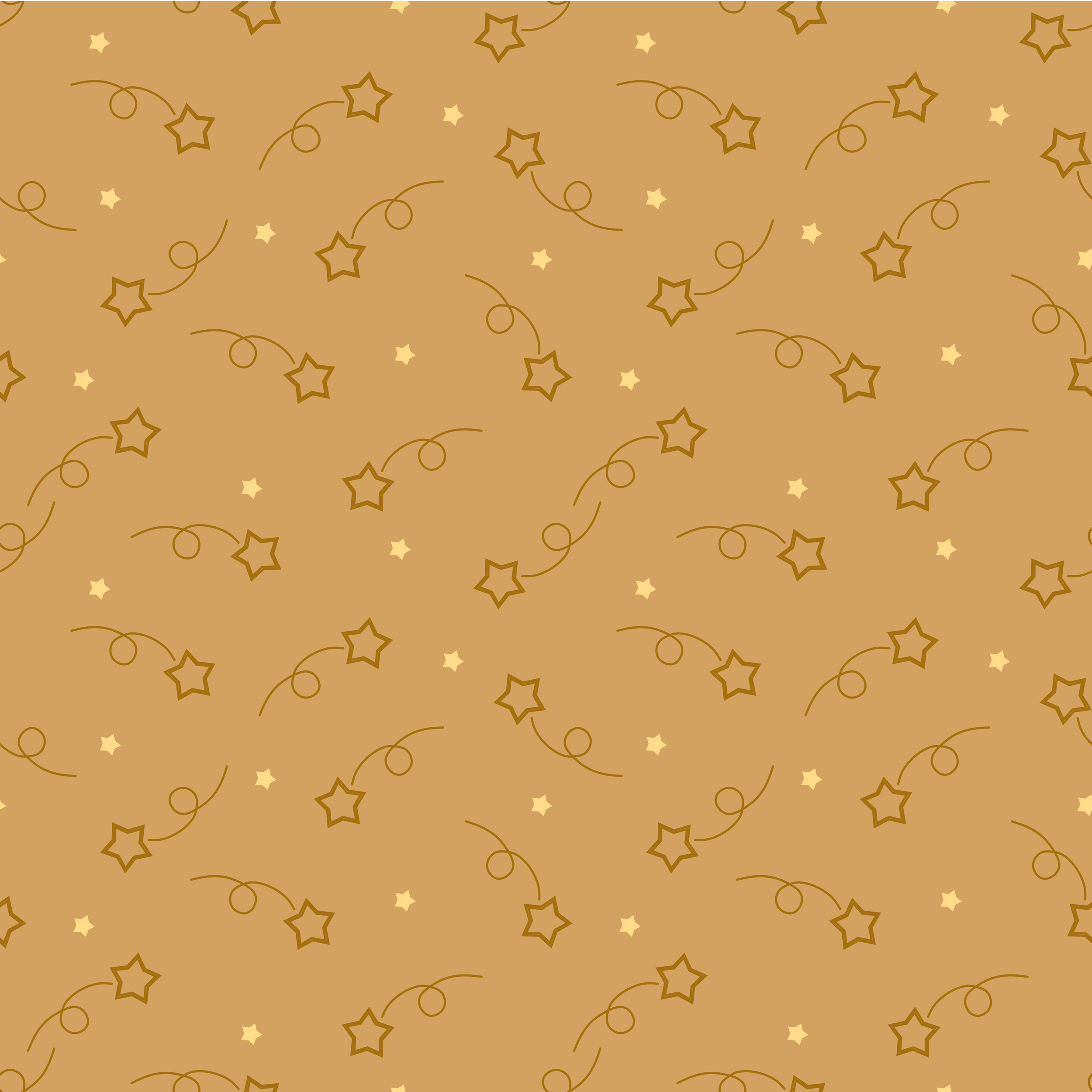 pattern 2 gold stars 2x2 craft 745