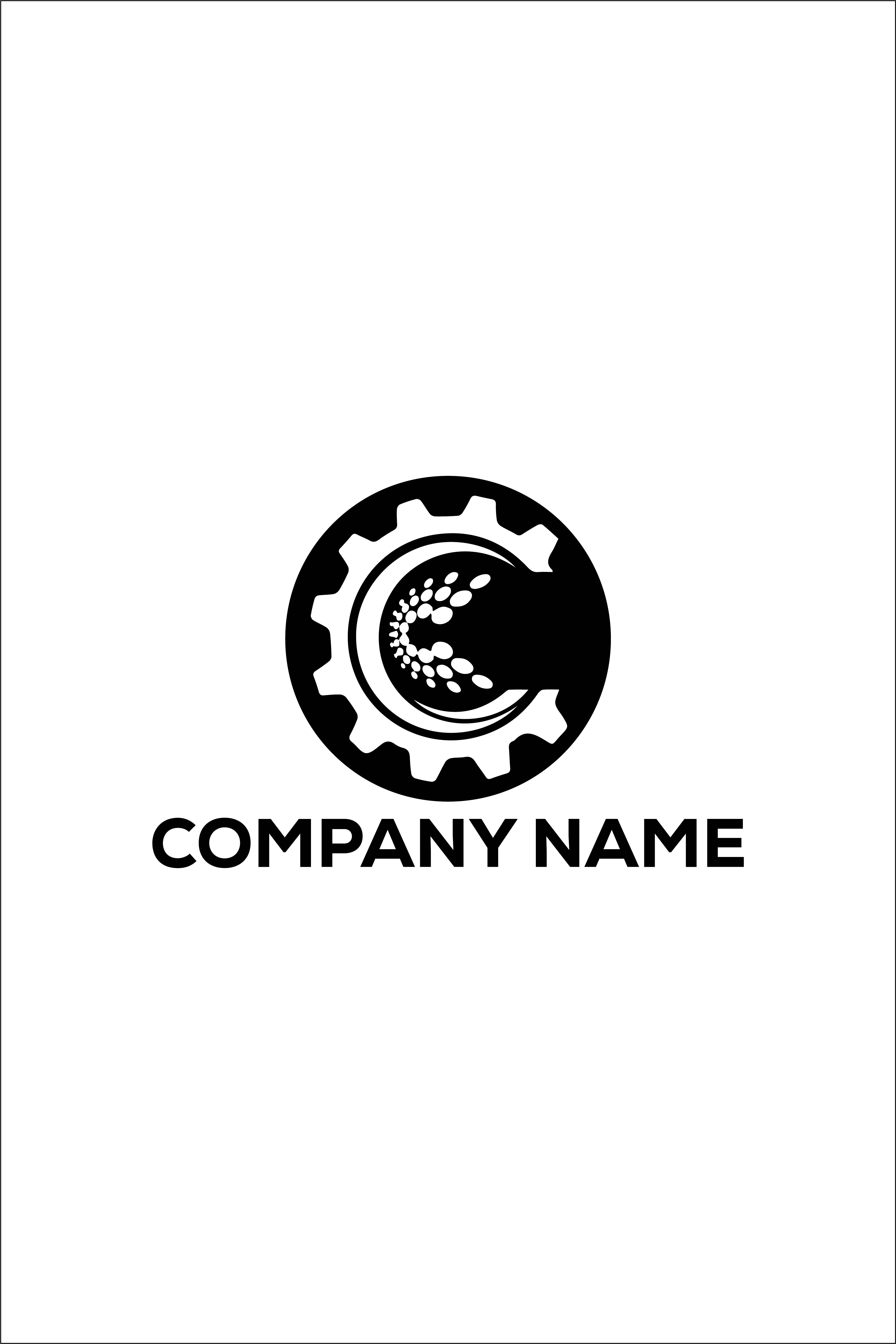 Financial Logo or Icon Design Vector Image Template pinterest preview image.