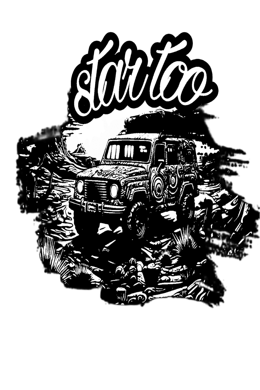 I will do traveling and hiking t shirt design on concept pinterest preview image.