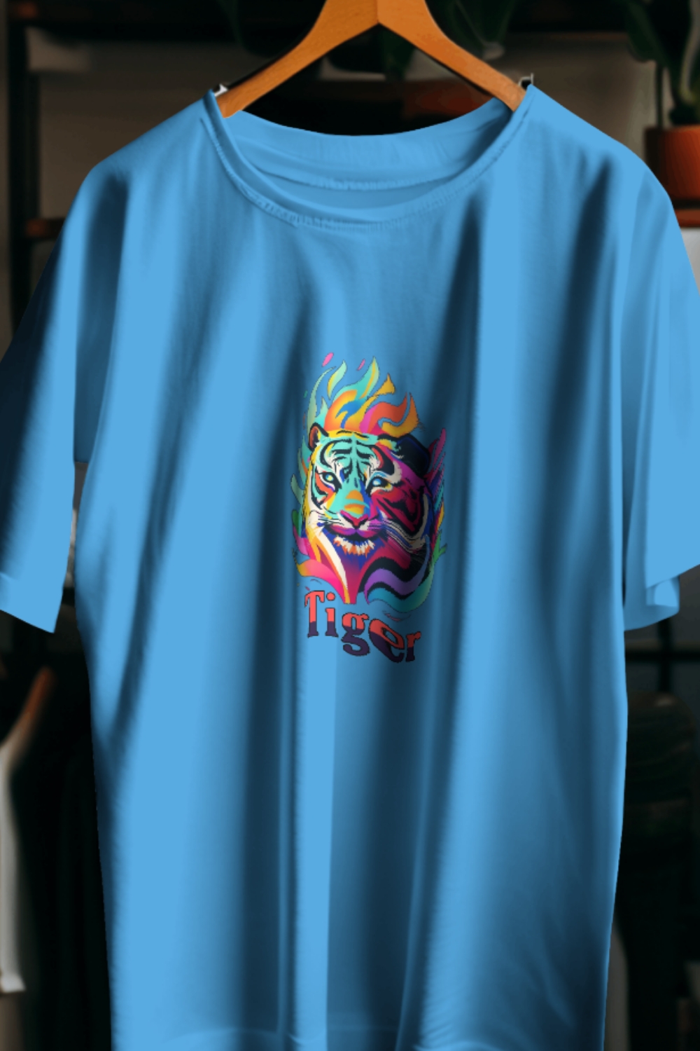 Tiger big weve animal design and has a designation T-Shirt pinterest preview image.