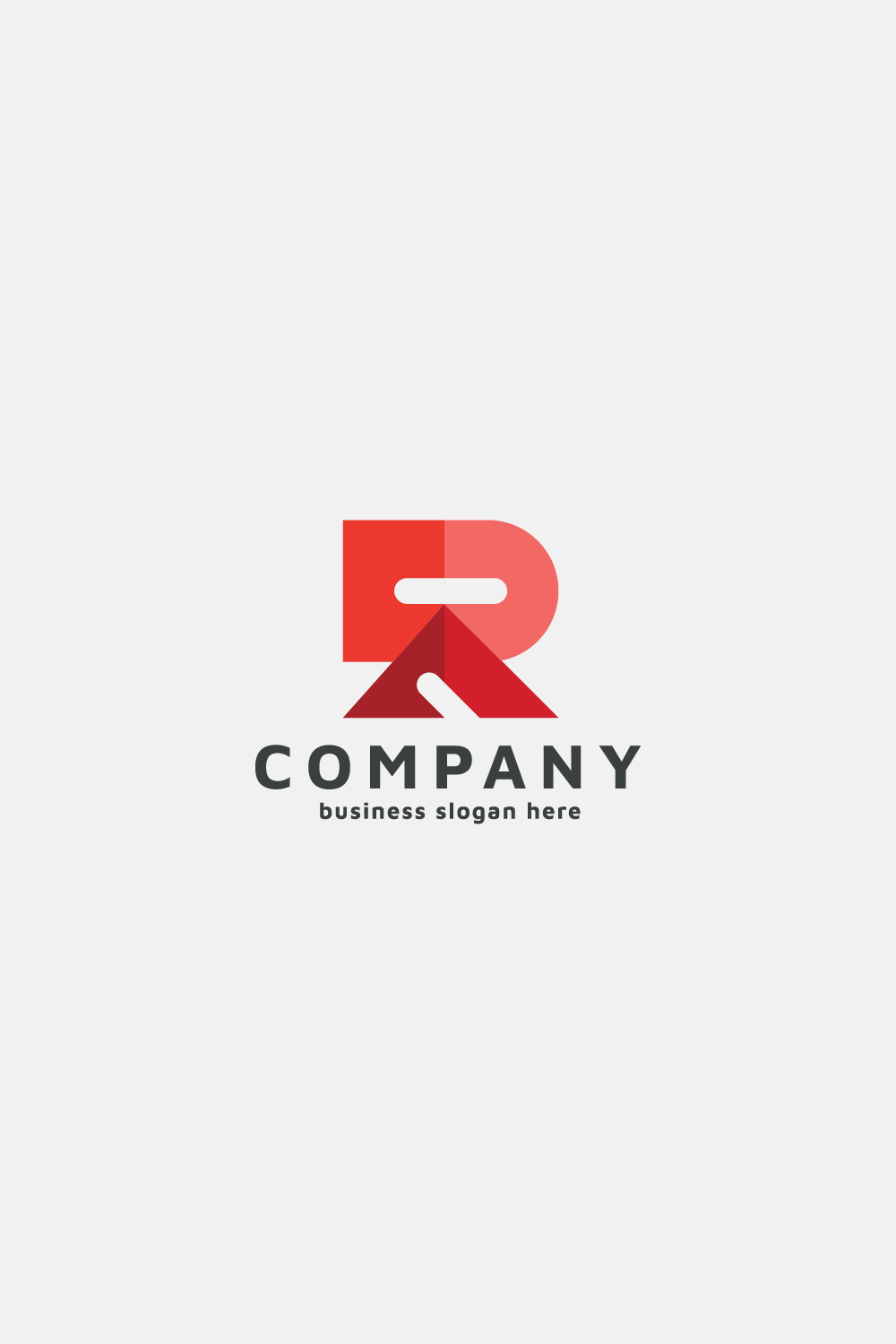 Real Media Letter R Pro Branding Logo pinterest preview image.