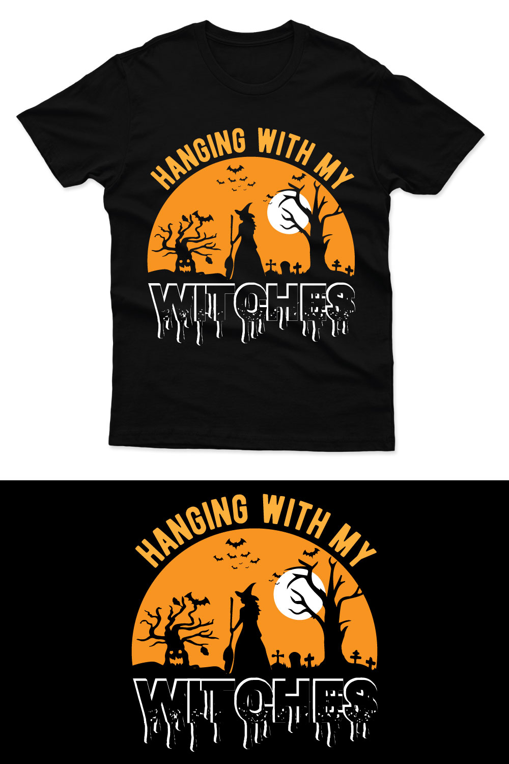 Halloween t shirt design…… pinterest preview image.