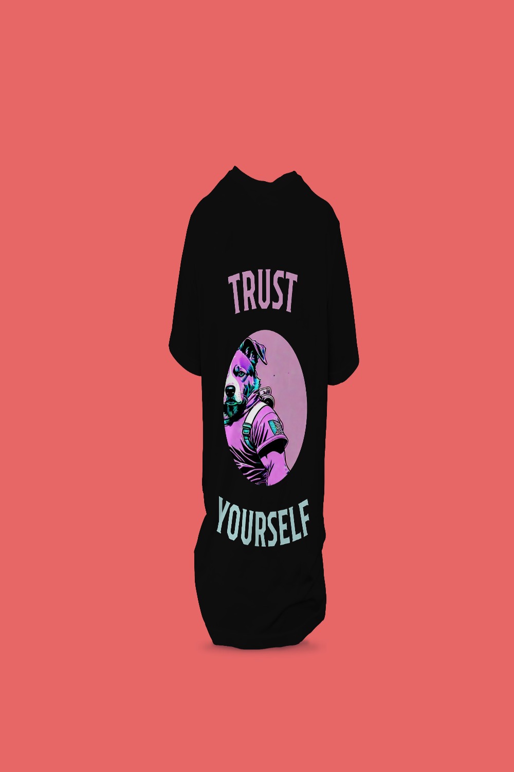 TRUST YOURSELF - T-SHIRT DESIGN pinterest preview image.