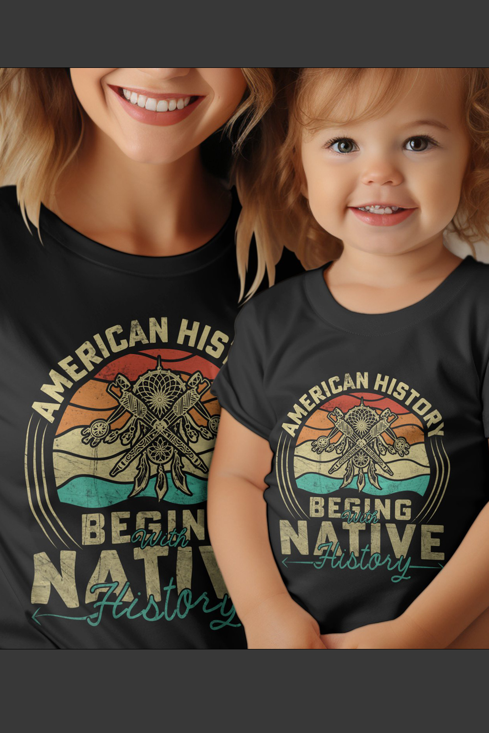 American History Begins with Native History, Native American T-Shirts, Native American Pride Shirts pinterest preview image.