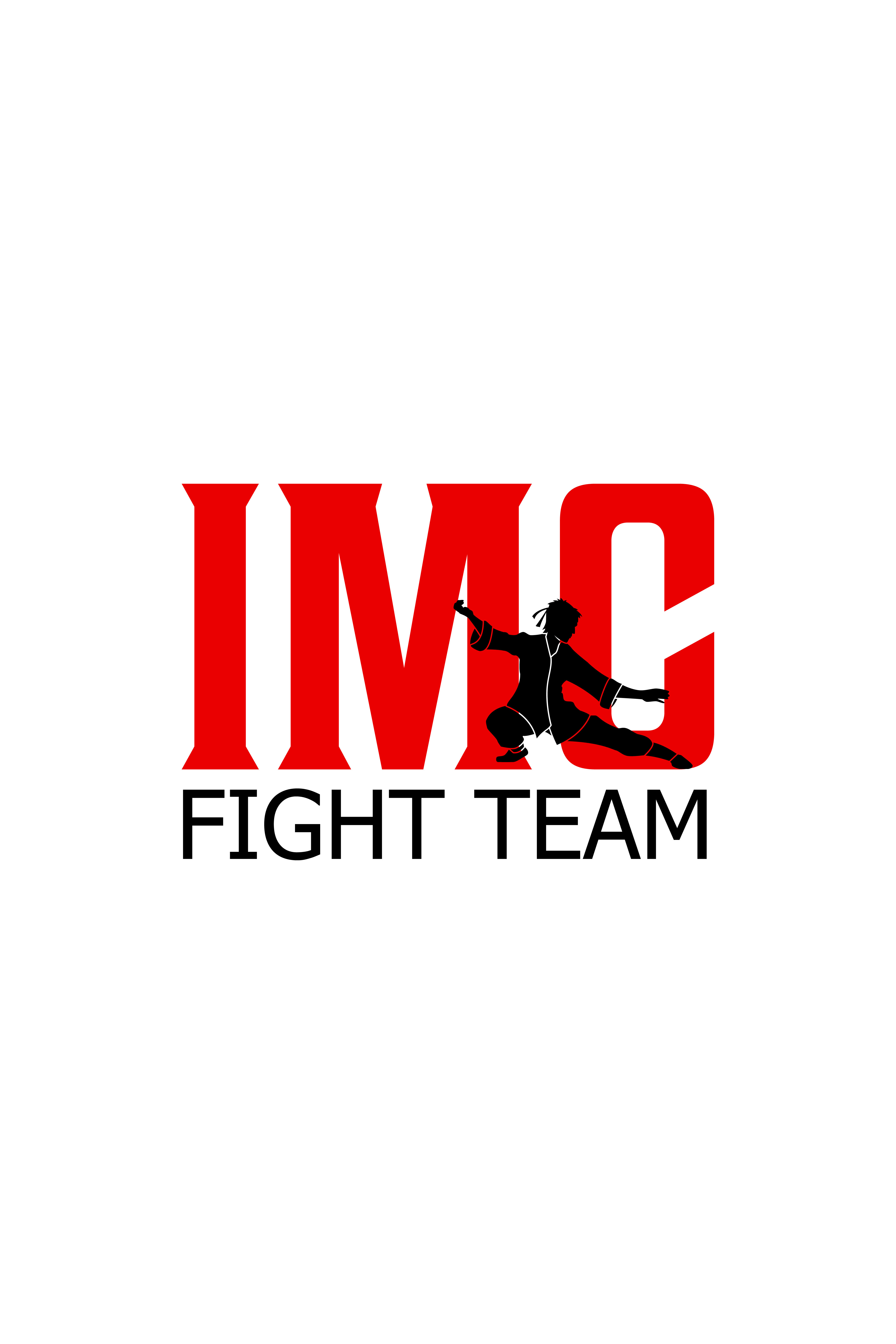 Logo Design Kung Fu Fight Team pinterest preview image.