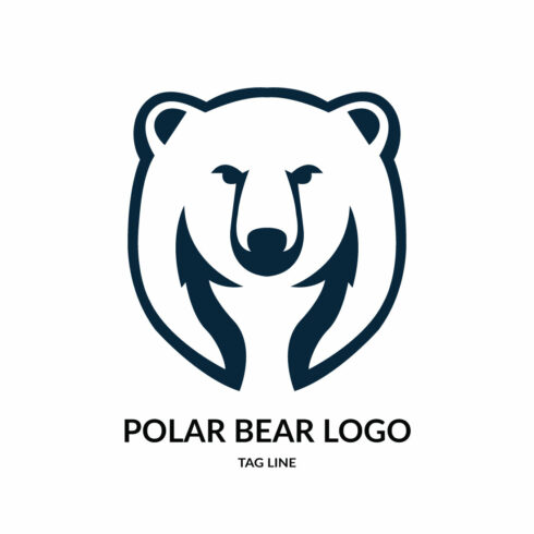 Polar bear logo Template cover image.