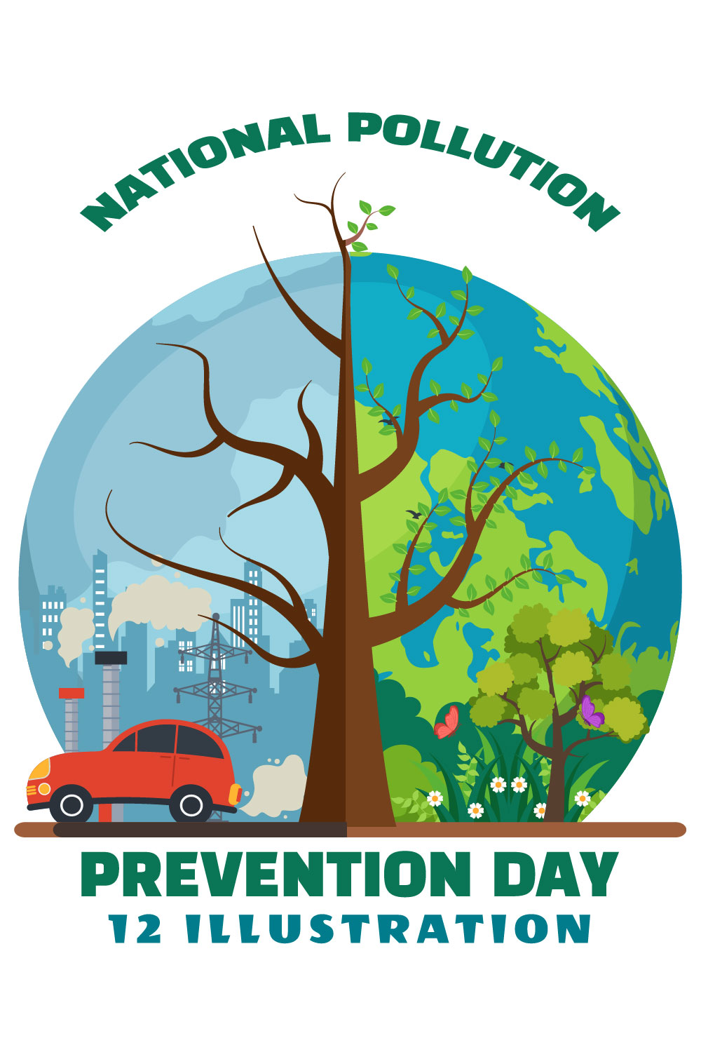 National Pollution Control Day Poster Design Stock Illustration 2055135827  | Shutterstock