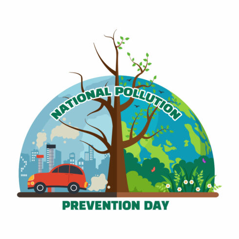 12 National Pollution Prevention Day Illustration cover image.