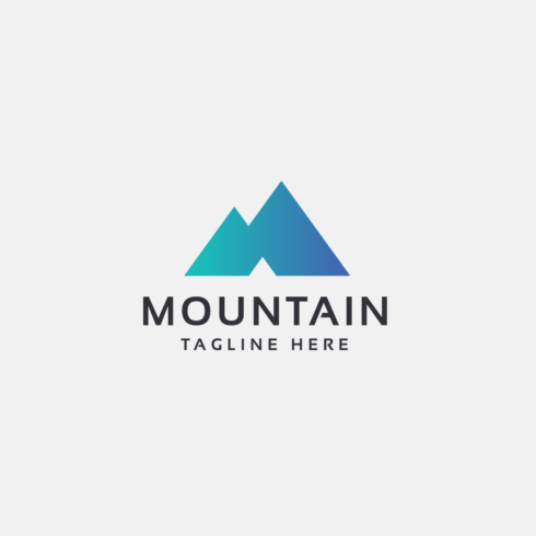 Mountain Letter M Pro Branding Logo cover image.