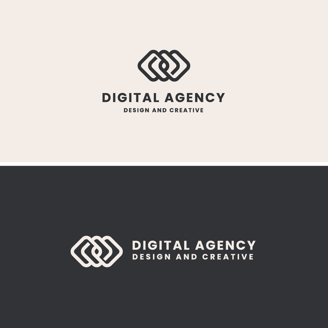 Digital Agency Branding Logo cover image.