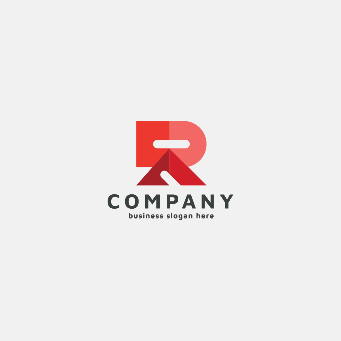 Real Media Letter R Pro Branding Logo preview image.