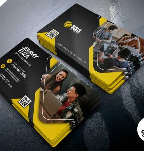 premium modern business card template psd 285x300 102