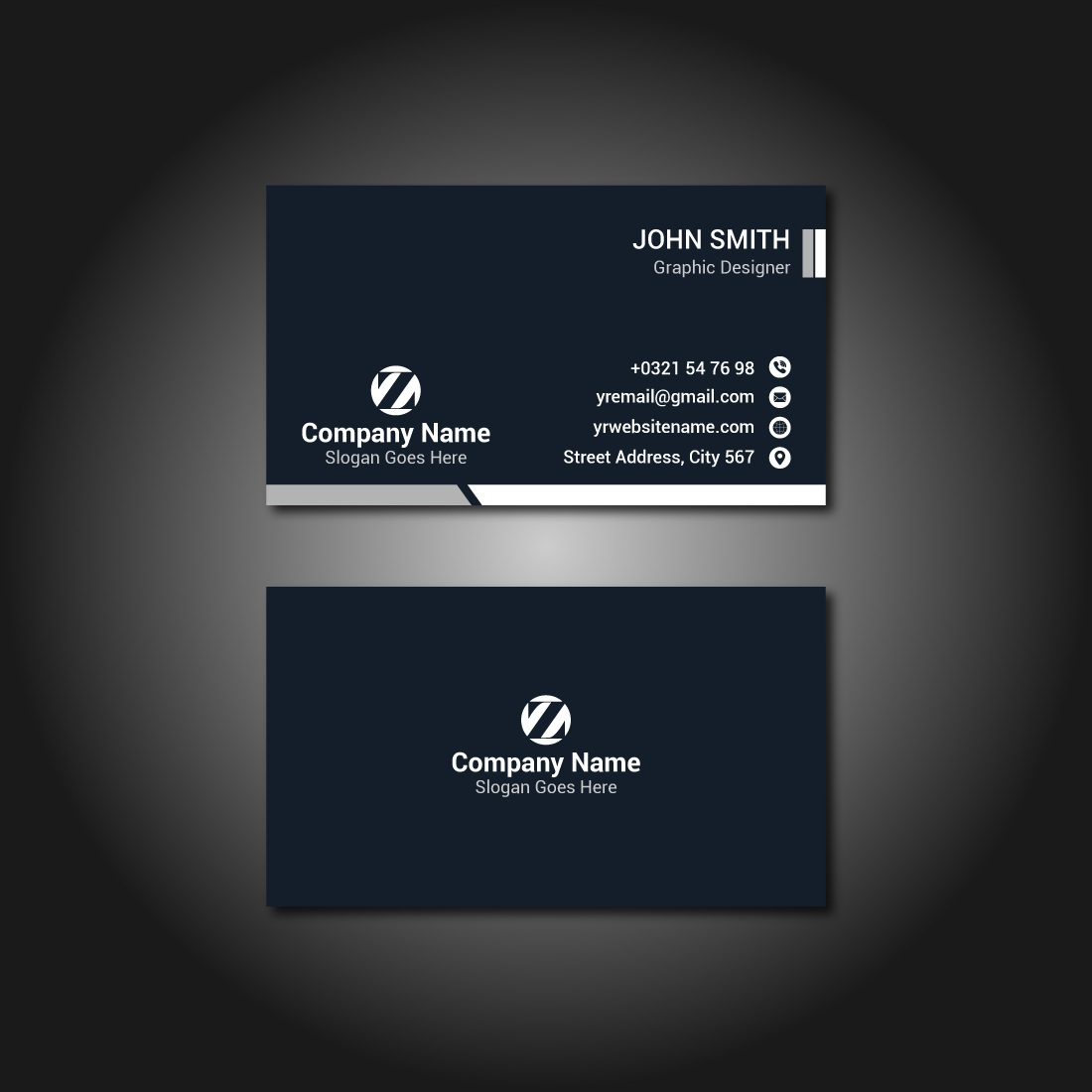 Simple And Elegant Business Card cover image.