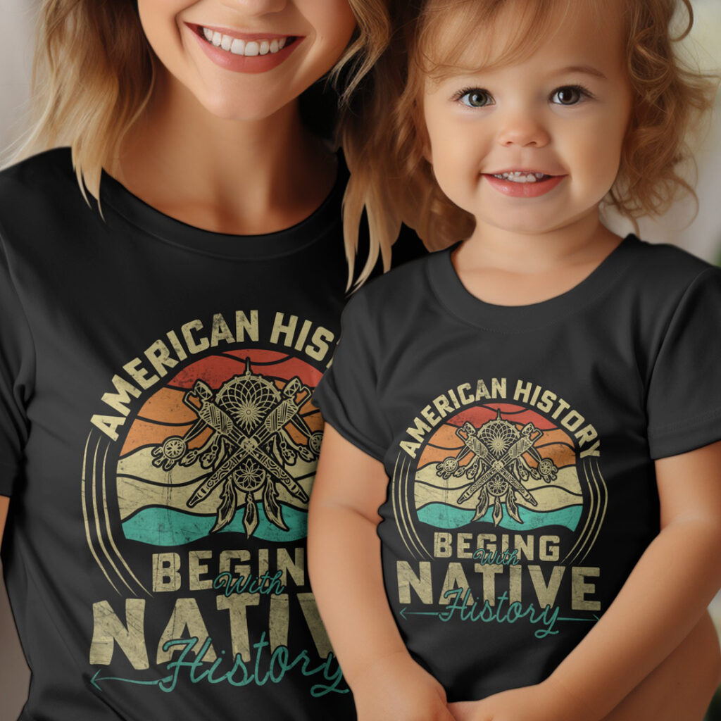 American History Begins With Native History Native American T Shirts