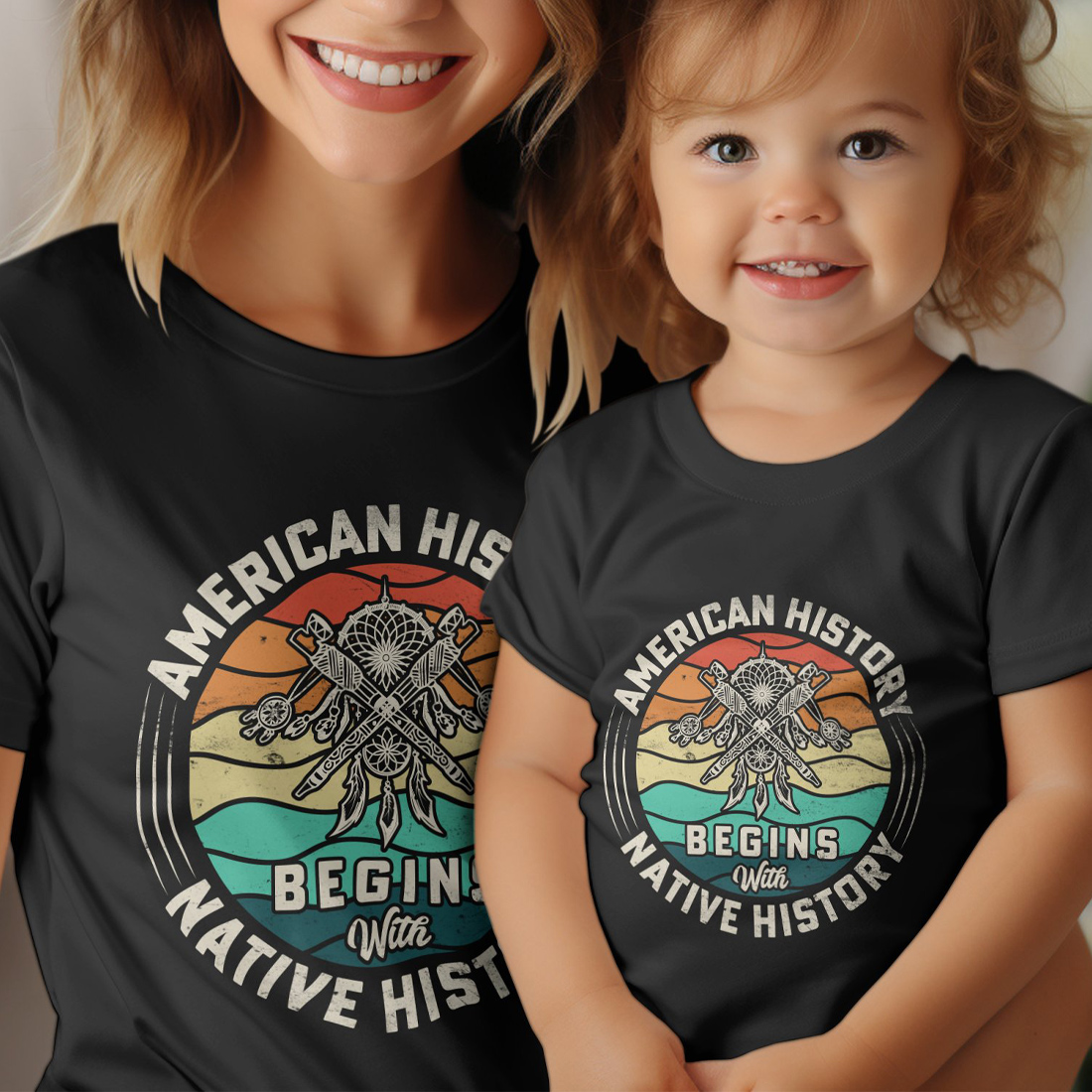 American History Begins with Native History, Native American T-Shirts, Native American Pride Shirts cover image.