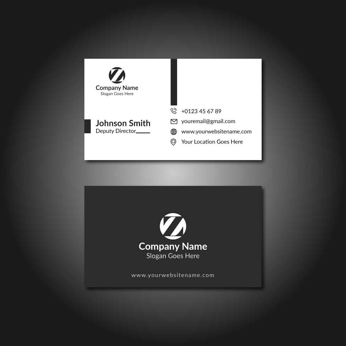 Simple and Elegant Business Card Template cover image.