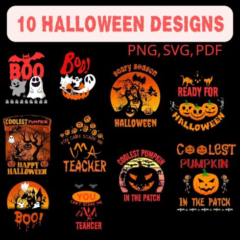 10 Halloween Design cover image.