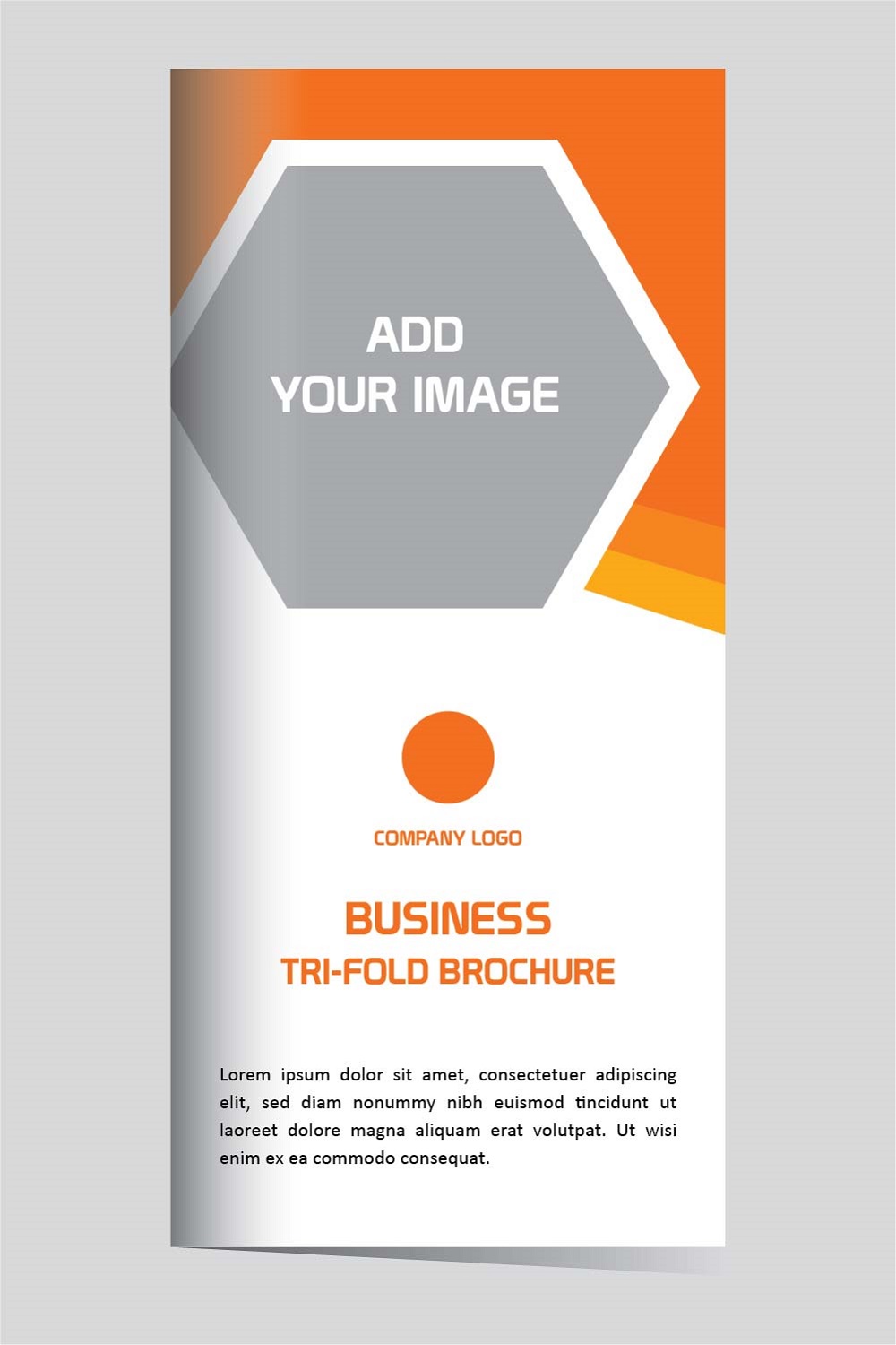 Professional Corporate business trifold brochure template design pinterest preview image.